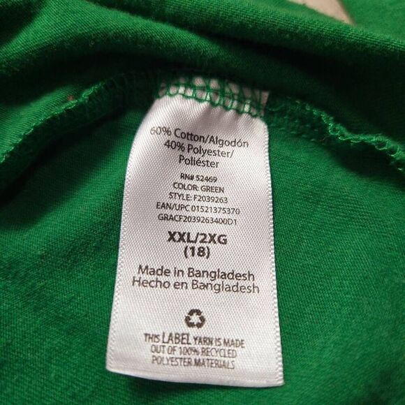 Holiday Time Christmas unicorn penguin shirt XXL 18 - Picture 4 of 4